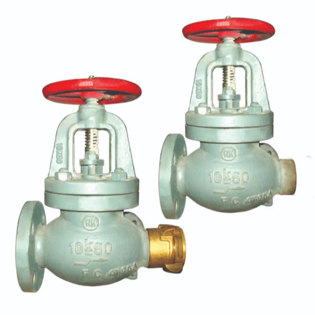 MARINE HOSE GLOBE VALVE - Marine Valves showing detailed view with specifications and design features in realistic presentation